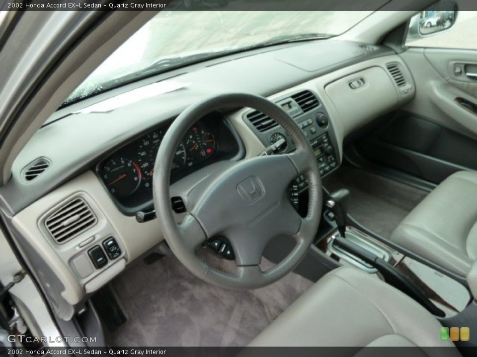 Quartz Gray Interior Prime Interior for the 2002 Honda Accord EX-L Sedan #54156006