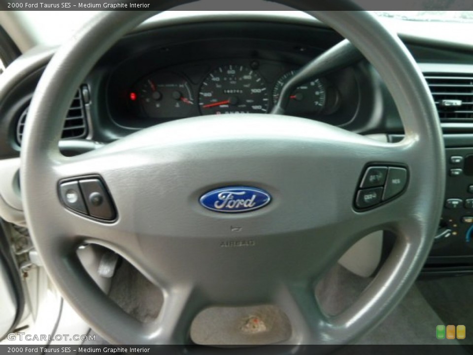 Medium Graphite Interior Steering Wheel for the 2000 Ford Taurus SES #54156393