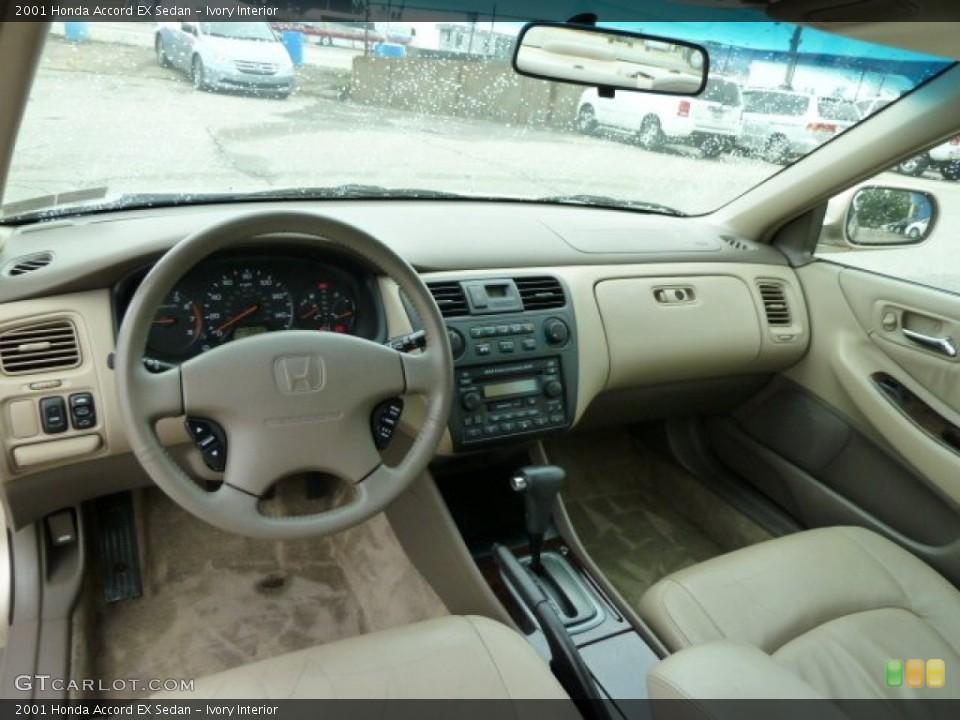 Ivory Interior Prime Interior for the 2001 Honda Accord EX Sedan #54156687