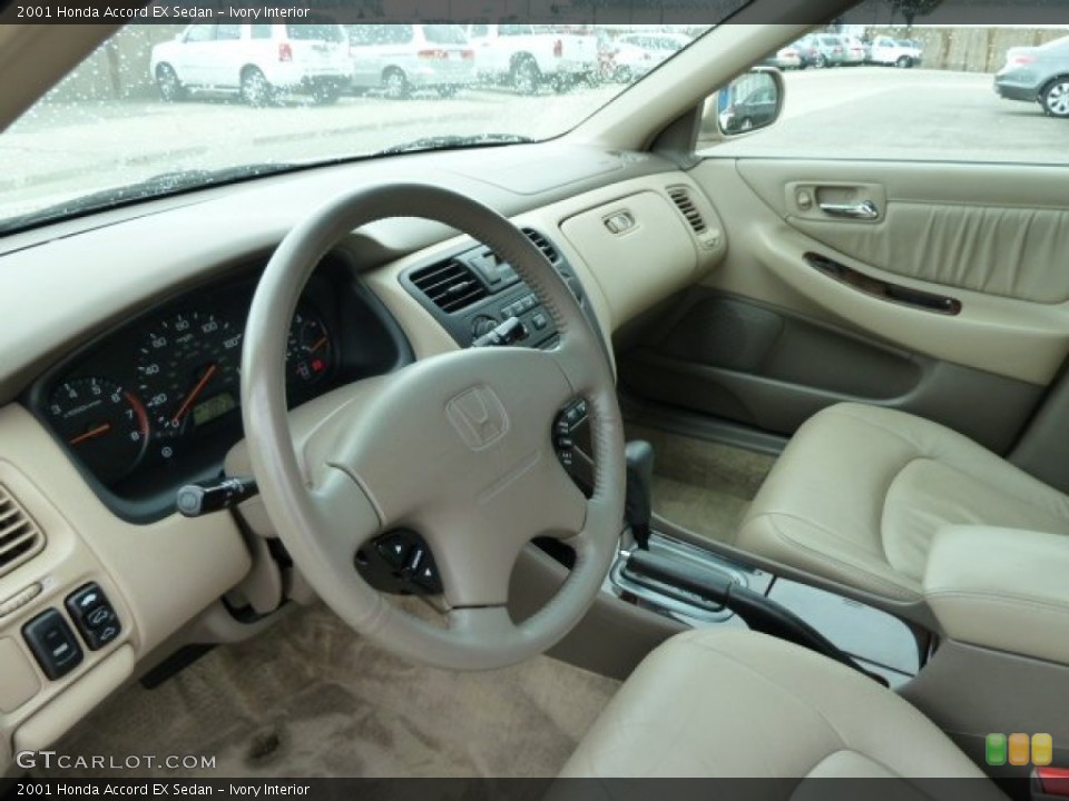 Ivory Interior Prime Interior for the 2001 Honda Accord EX Sedan #54156715