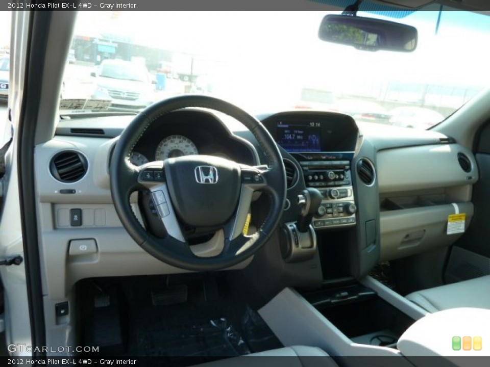 Gray Interior Dashboard for the 2012 Honda Pilot EX-L 4WD #54156870