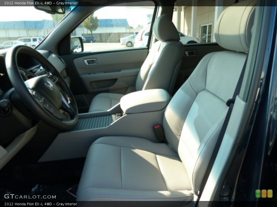 Gray Interior Photo for the 2012 Honda Pilot EX-L 4WD #54157179