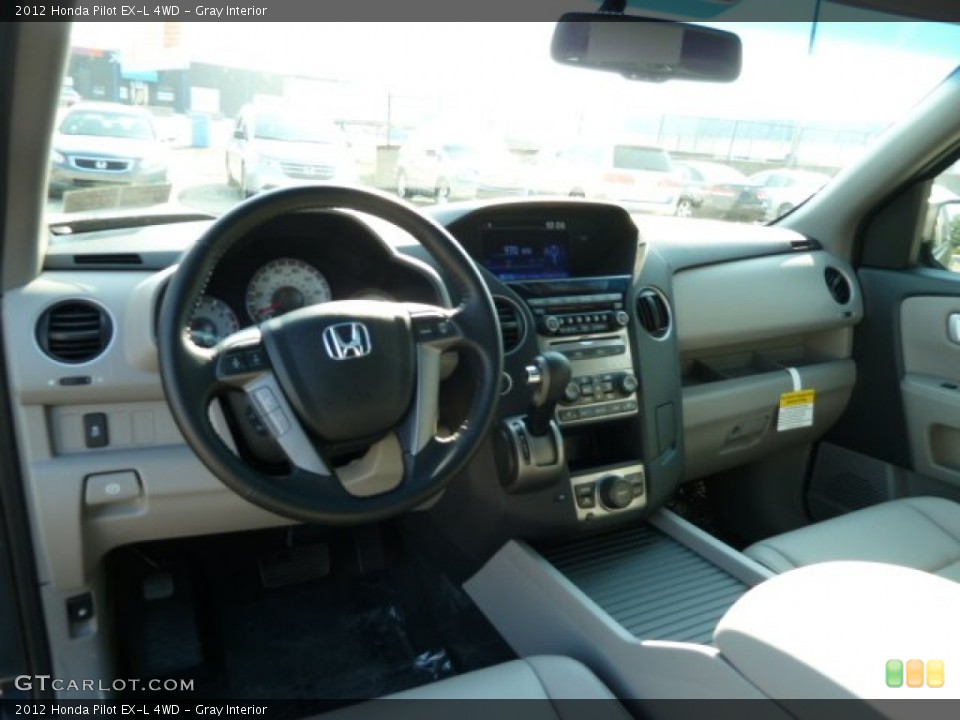 Gray Interior Dashboard for the 2012 Honda Pilot EX-L 4WD #54157212