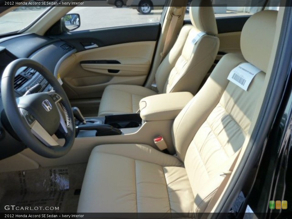 Ivory Interior Photo for the 2012 Honda Accord SE Sedan #54157356