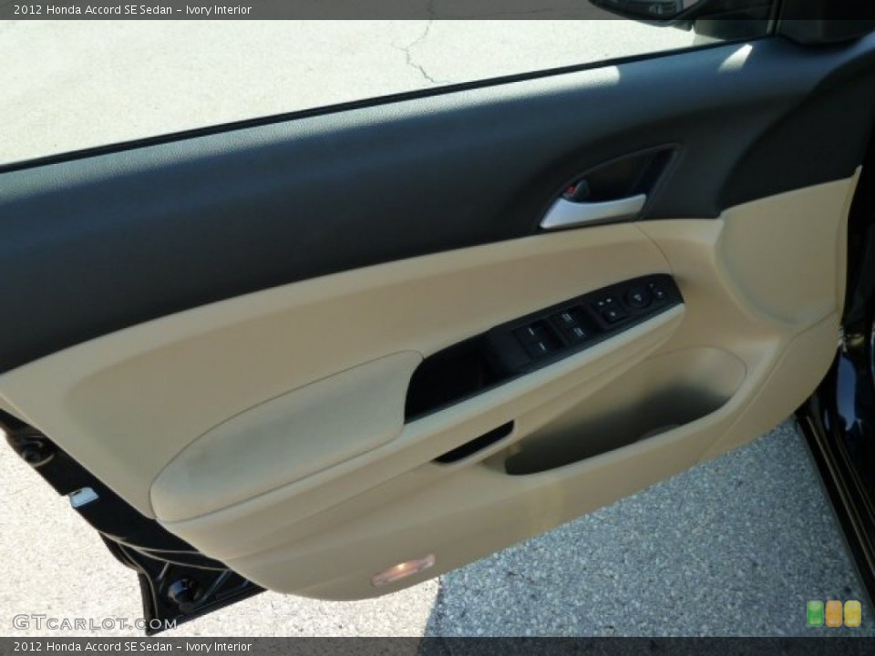 Ivory Interior Door Panel for the 2012 Honda Accord SE Sedan #54157392