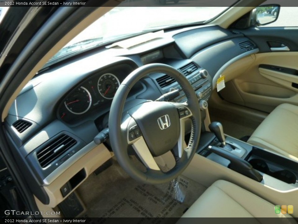 Ivory Interior Photo for the 2012 Honda Accord SE Sedan #54157401