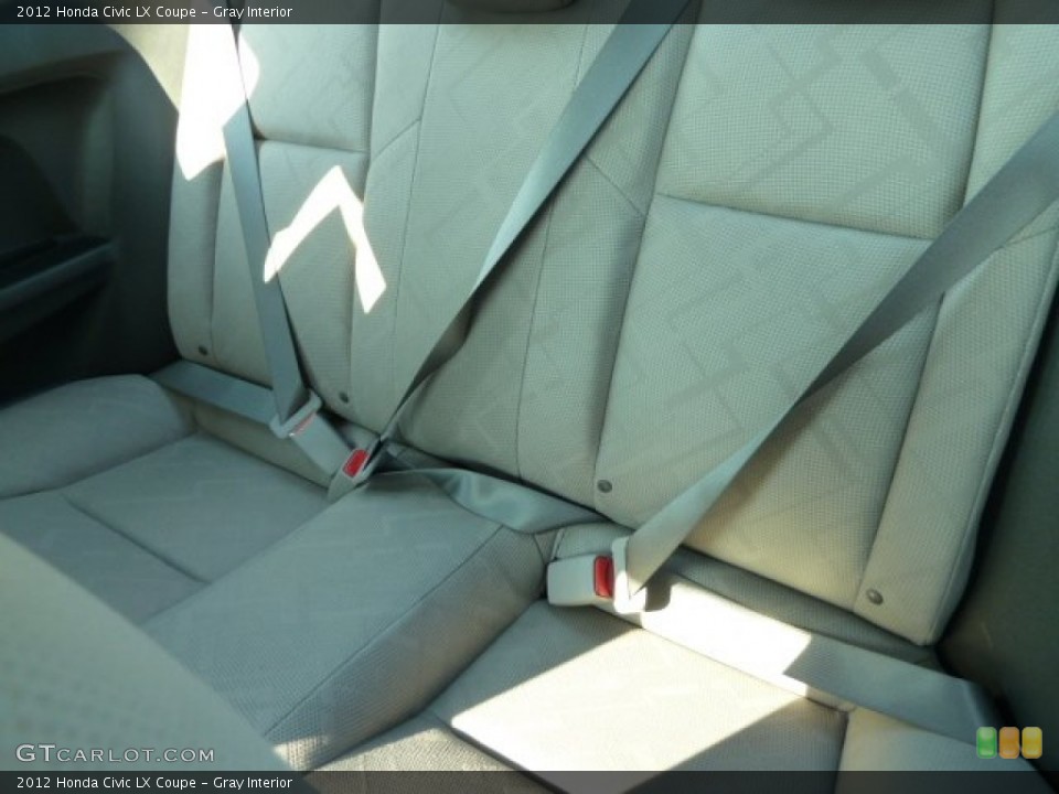 Gray Interior Photo for the 2012 Honda Civic LX Coupe #54157530