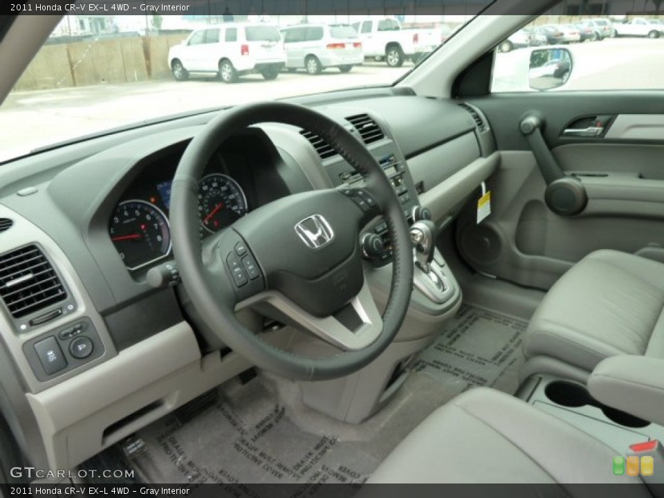 Gray Interior Photo for the 2011 Honda CR-V EX-L 4WD #54158079