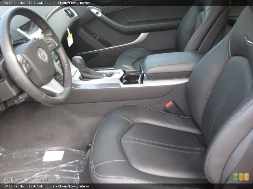 Ebony/Ebony Interior Photo for the 2012 Cadillac CTS 4 AWD Coupe #54159720