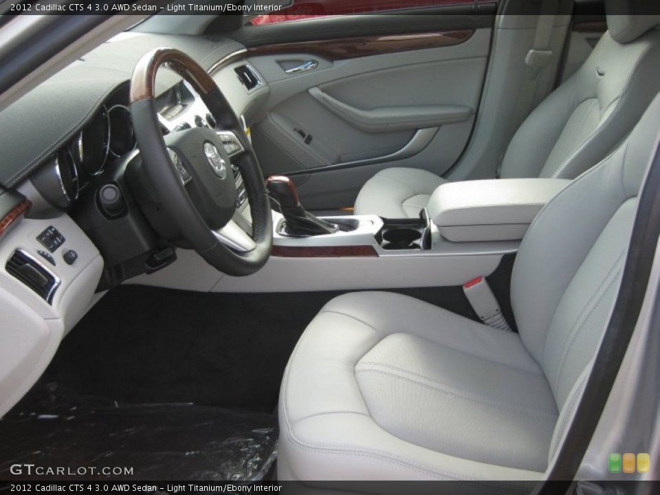 Light Titanium/Ebony Interior Photo for the 2012 Cadillac CTS 4 3.0 AWD Sedan #54160200