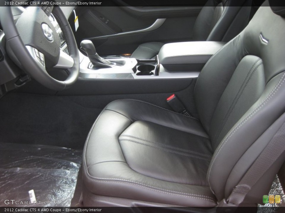 Ebony/Ebony Interior Photo for the 2012 Cadillac CTS 4 AWD Coupe #54160392