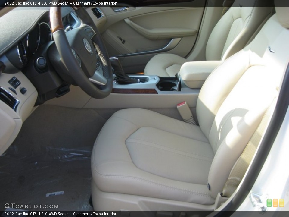 Cashmere/Cocoa Interior Photo for the 2012 Cadillac CTS 4 3.0 AWD Sedan #54160437