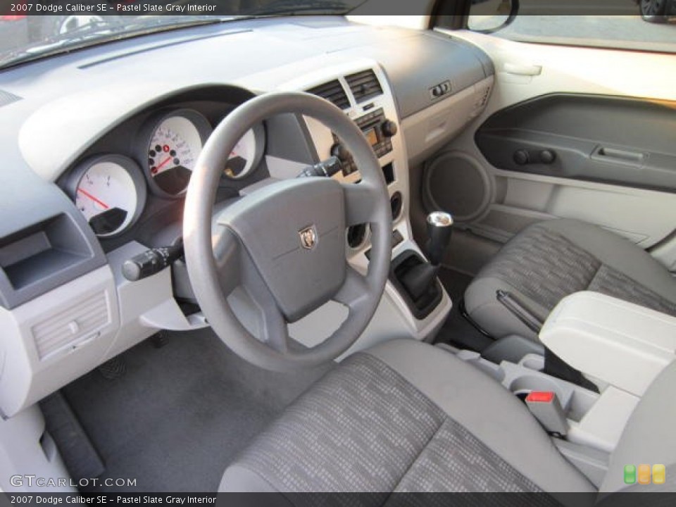 Pastel Slate Gray 2007 Dodge Caliber Interiors