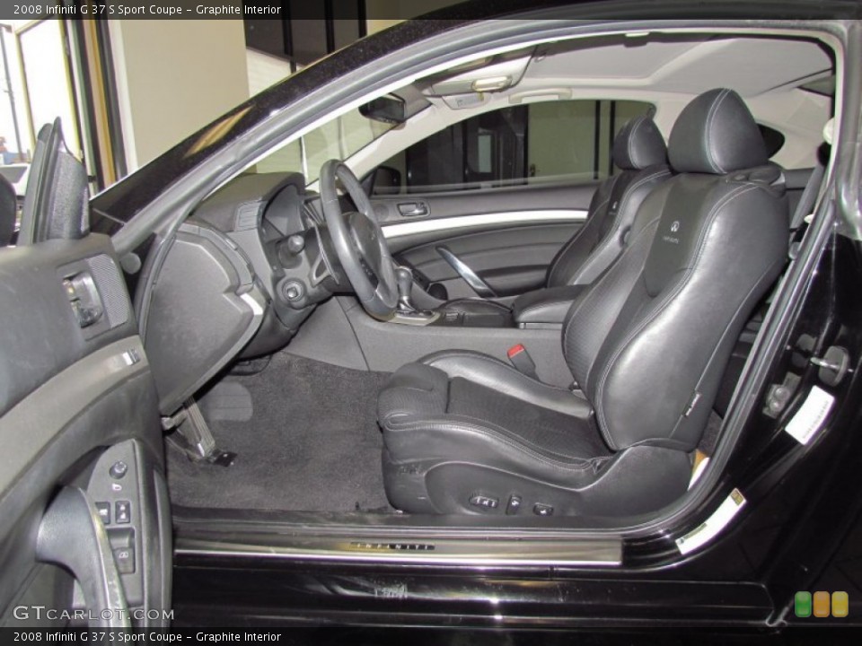 Graphite Interior Photo for the 2008 Infiniti G 37 S Sport Coupe #54161862