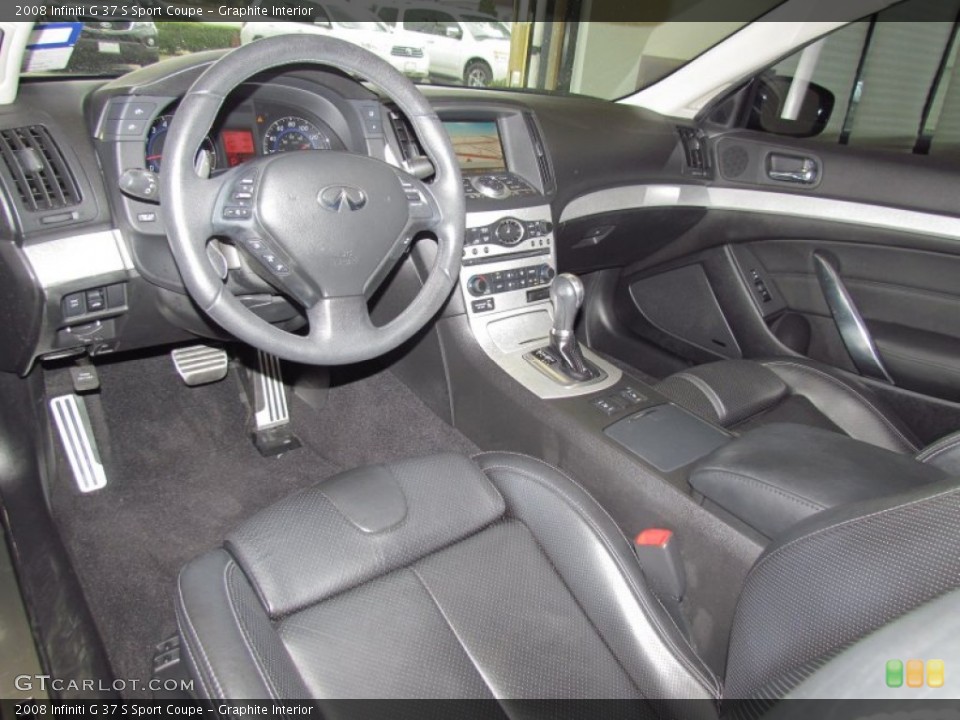 Graphite Interior Dashboard for the 2008 Infiniti G 37 S Sport Coupe #54161913