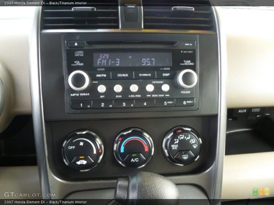 Black/Titanium Interior Controls for the 2007 Honda Element EX #54162045