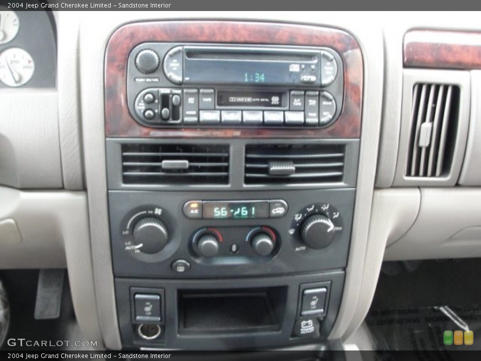 Sandstone Interior Controls for the 2004 Jeep Grand Cherokee Limited #54162067