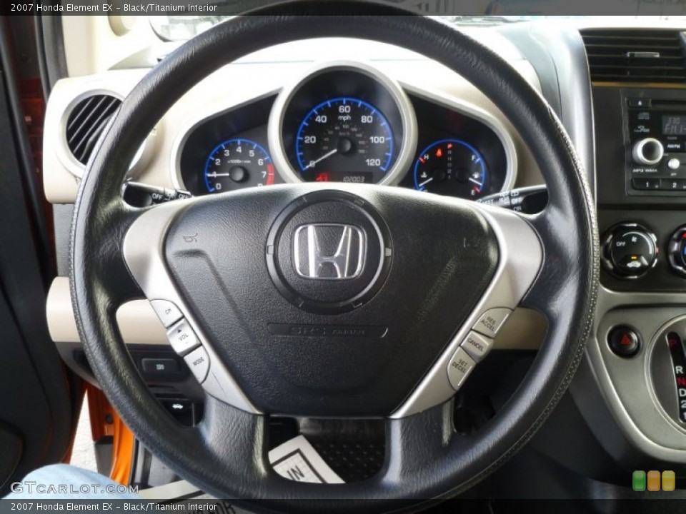 Black/Titanium Interior Steering Wheel for the 2007 Honda Element EX #54162072