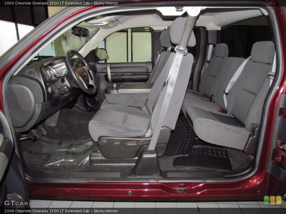Ebony Interior Photo for the 2009 Chevrolet Silverado 1500 LT Extended Cab #54163248