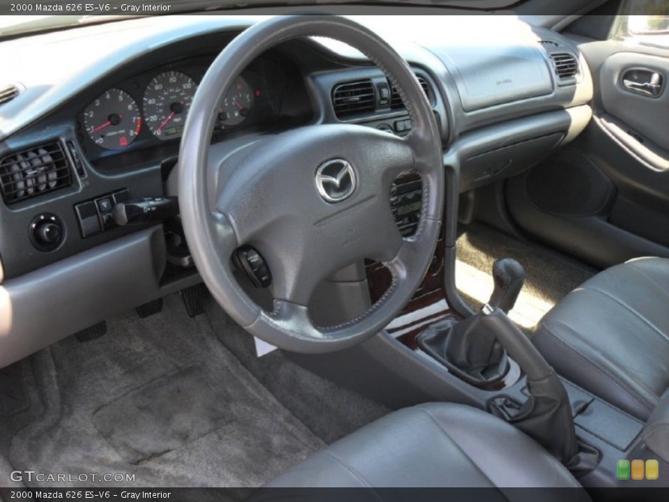 Gray 2000 Mazda 626 Interiors