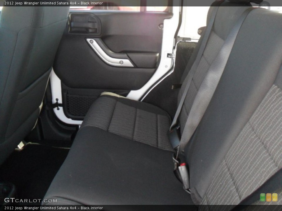 Black Interior Photo for the 2012 Jeep Wrangler Unlimited Sahara 4x4 #54164178