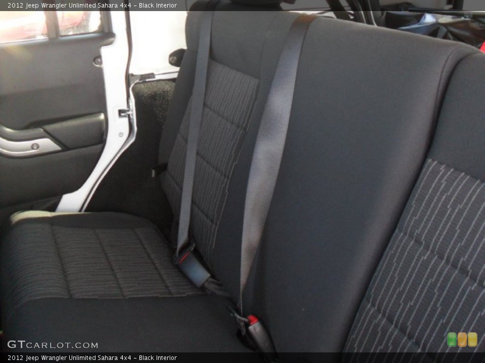 Black Interior Photo for the 2012 Jeep Wrangler Unlimited Sahara 4x4 #54164187