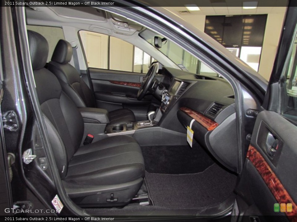 Off Black Interior Photo for the 2011 Subaru Outback 2.5i Limited Wagon #54164190