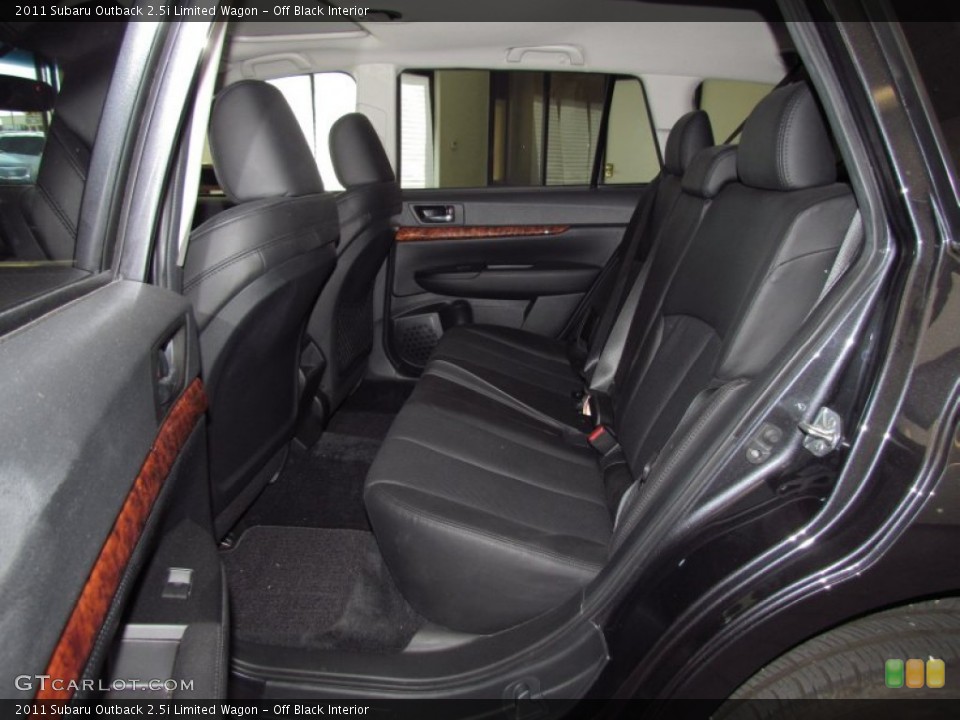 Off Black Interior Photo for the 2011 Subaru Outback 2.5i Limited Wagon #54164205