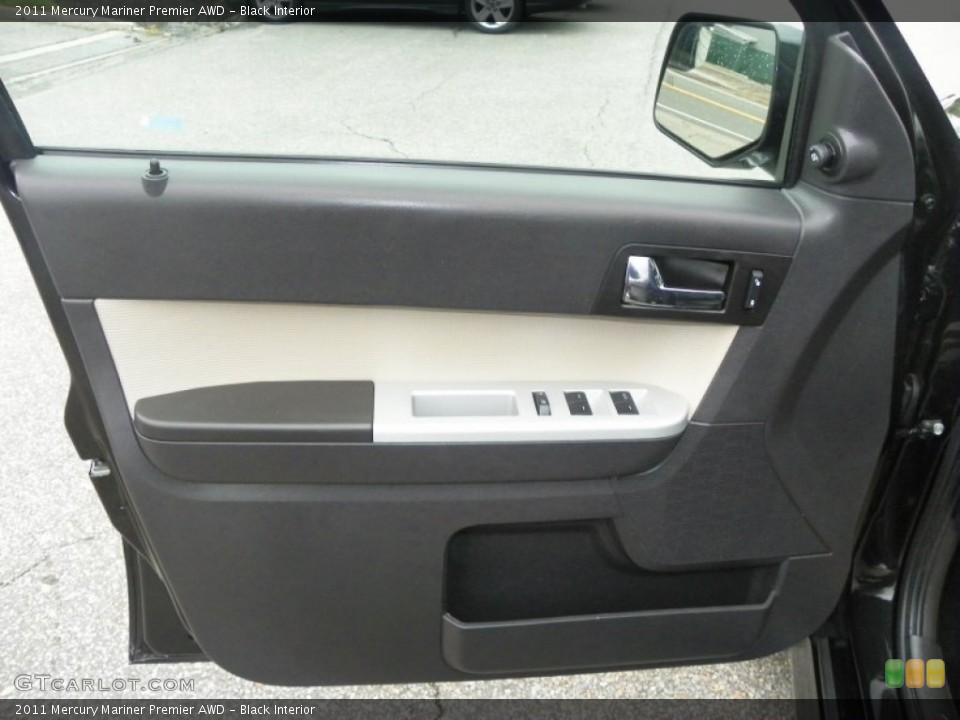 Black Interior Door Panel for the 2011 Mercury Mariner Premier AWD #54164298