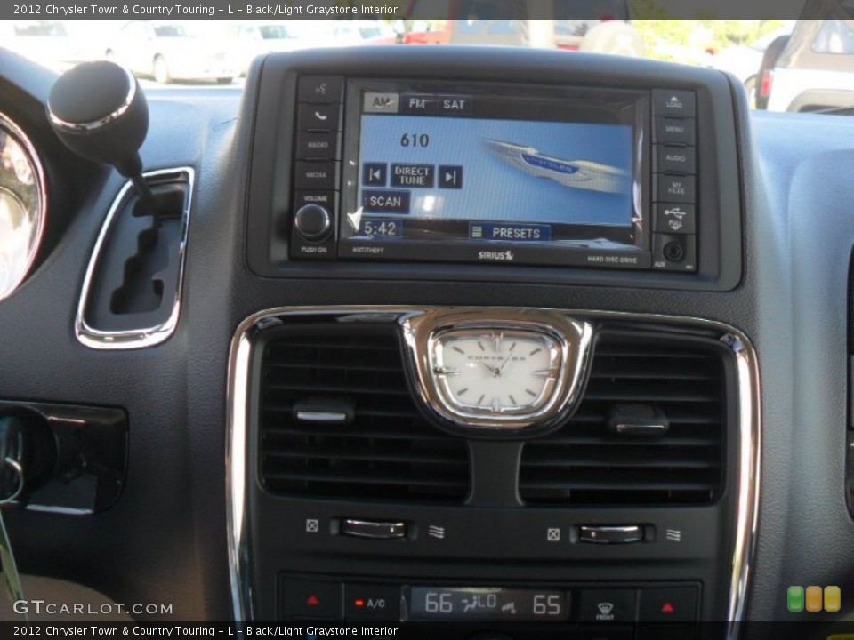 Black/Light Graystone Interior Controls for the 2012 Chrysler Town & Country Touring - L #54164775