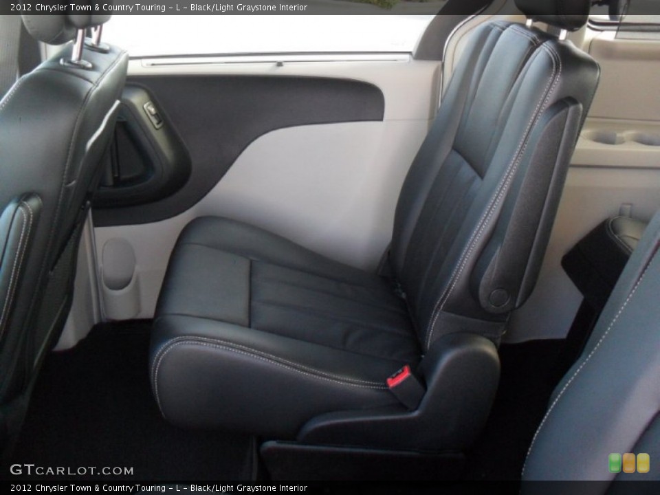 Black/Light Graystone Interior Photo for the 2012 Chrysler Town & Country Touring - L #54164799