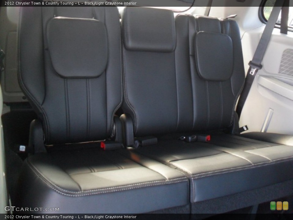 Black/Light Graystone Interior Photo for the 2012 Chrysler Town & Country Touring - L #54164836