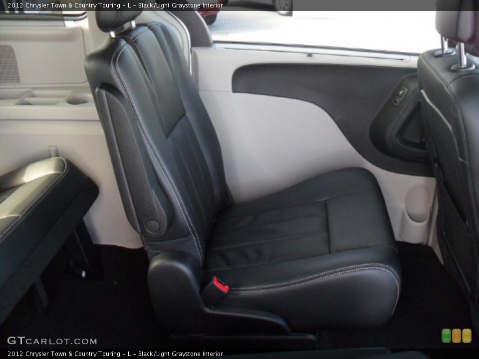 Black/Light Graystone Interior Photo for the 2012 Chrysler Town & Country Touring - L #54164844