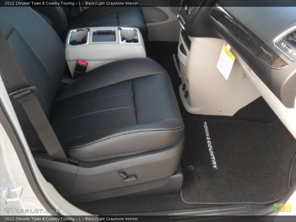 Black/Light Graystone Interior Photo for the 2012 Chrysler Town & Country Touring - L #54164853