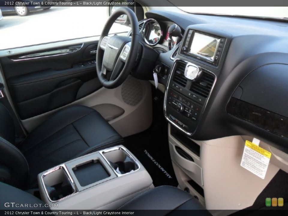 Black/Light Graystone Interior Dashboard for the 2012 Chrysler Town & Country Touring - L #54164865