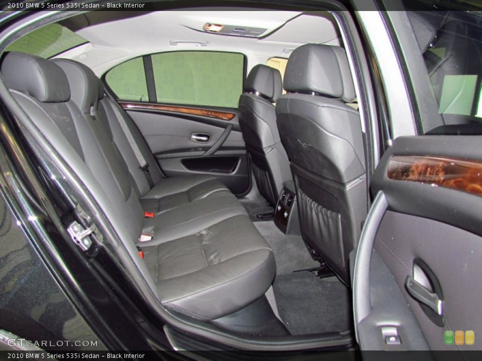 Black Interior Photo for the 2010 BMW 5 Series 535i Sedan #54165018