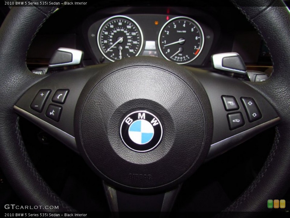 Black Interior Controls for the 2010 BMW 5 Series 535i Sedan #54165063