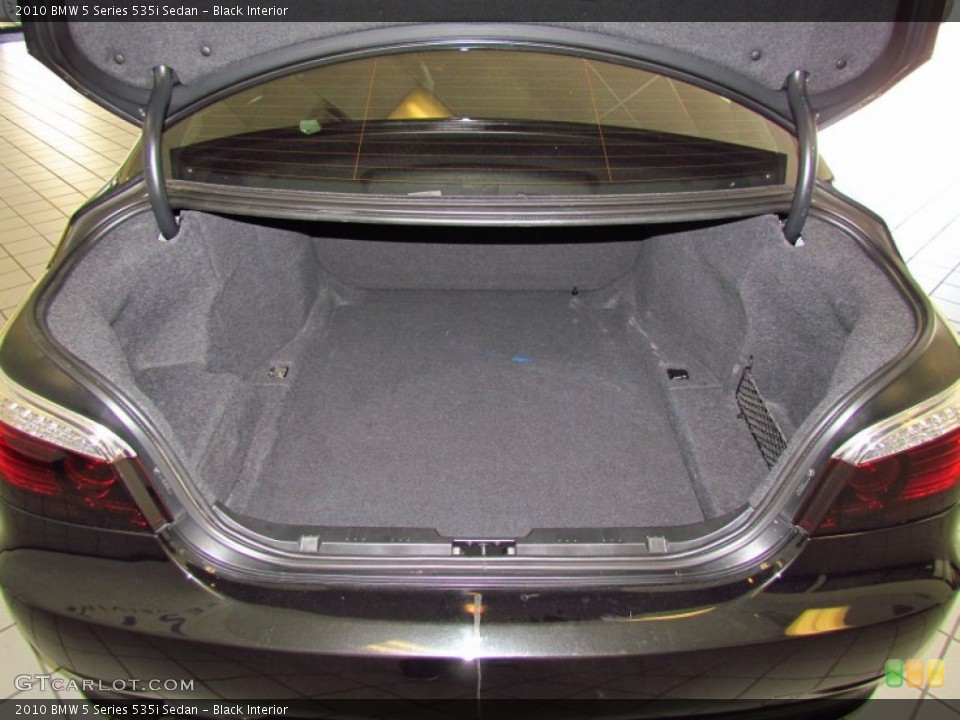 Black Interior Trunk for the 2010 BMW 5 Series 535i Sedan #54165111