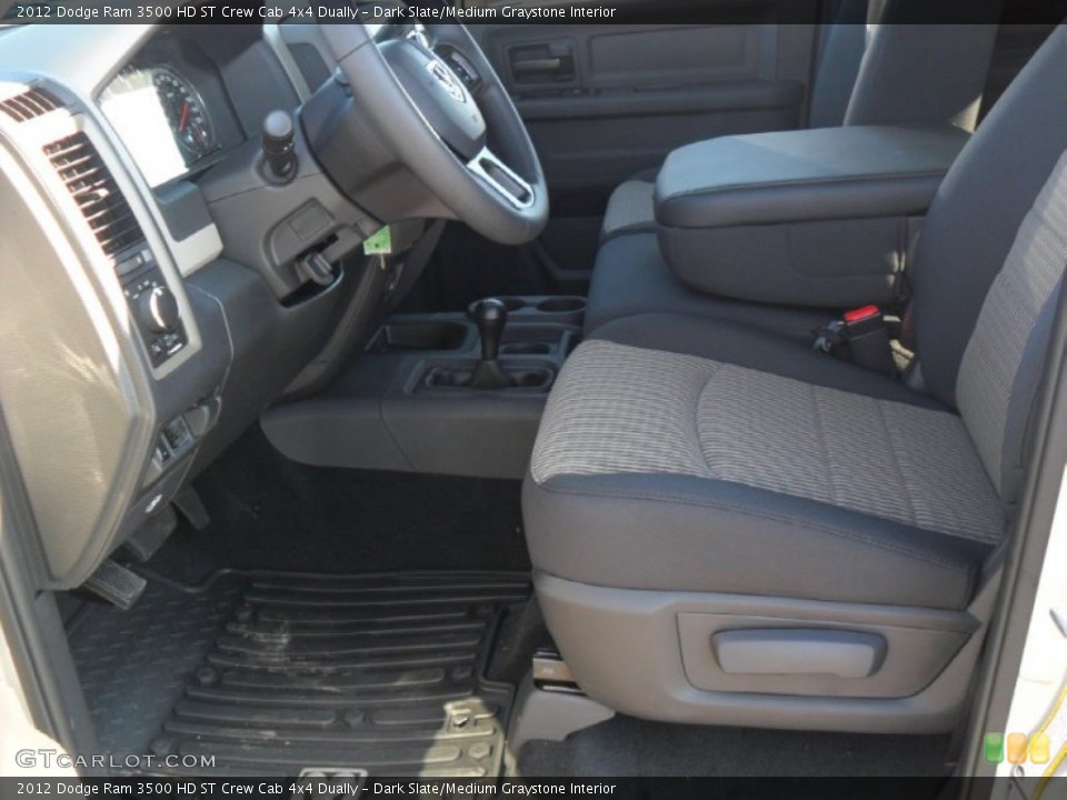 Dark Slate/Medium Graystone Interior Photo for the 2012 Dodge Ram 3500 HD ST Crew Cab 4x4 Dually #54165443