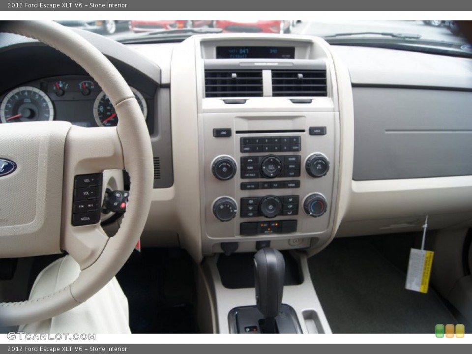 Stone Interior Dashboard for the 2012 Ford Escape XLT V6 #54165447