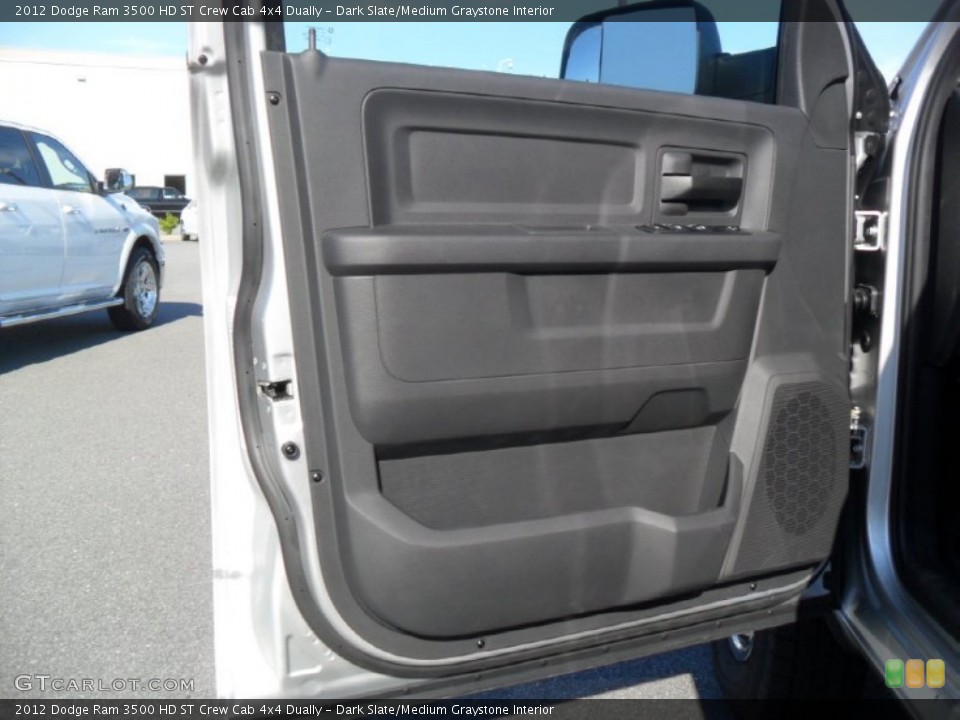 Dark Slate/Medium Graystone Interior Door Panel for the 2012 Dodge Ram 3500 HD ST Crew Cab 4x4 Dually #54165462