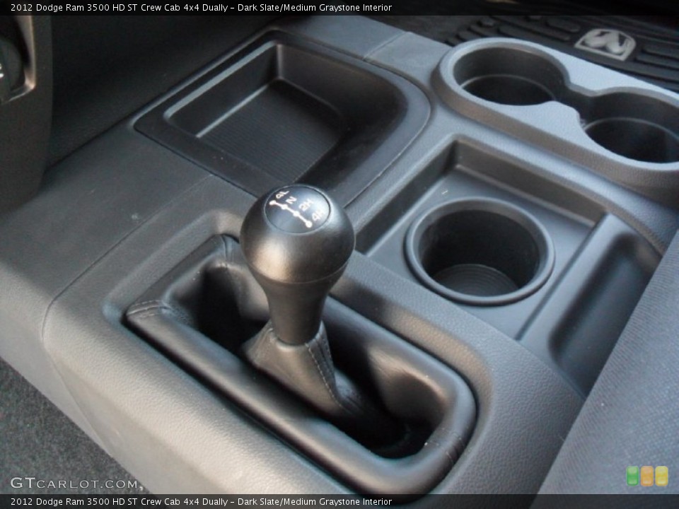 Dark Slate/Medium Graystone Interior Controls for the 2012 Dodge Ram 3500 HD ST Crew Cab 4x4 Dually #54165471