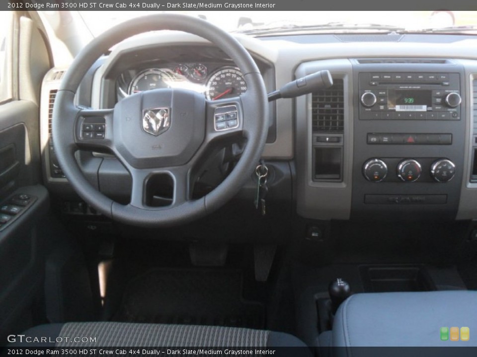 Dark Slate/Medium Graystone Interior Dashboard for the 2012 Dodge Ram 3500 HD ST Crew Cab 4x4 Dually #54165516