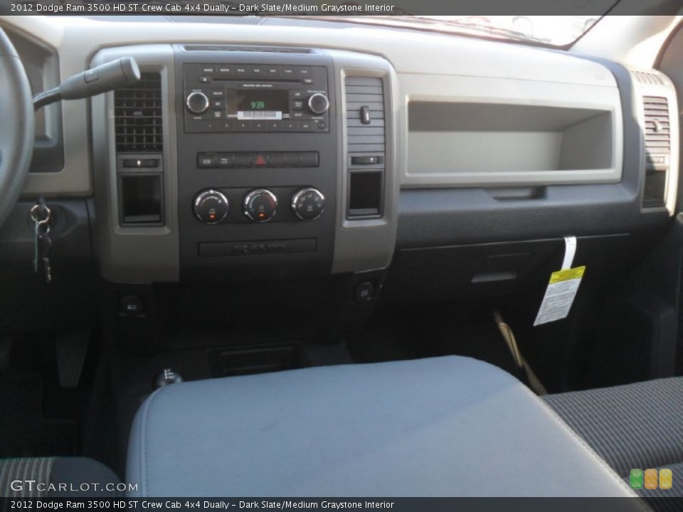 Dark Slate/Medium Graystone Interior Dashboard for the 2012 Dodge Ram 3500 HD ST Crew Cab 4x4 Dually #54165525