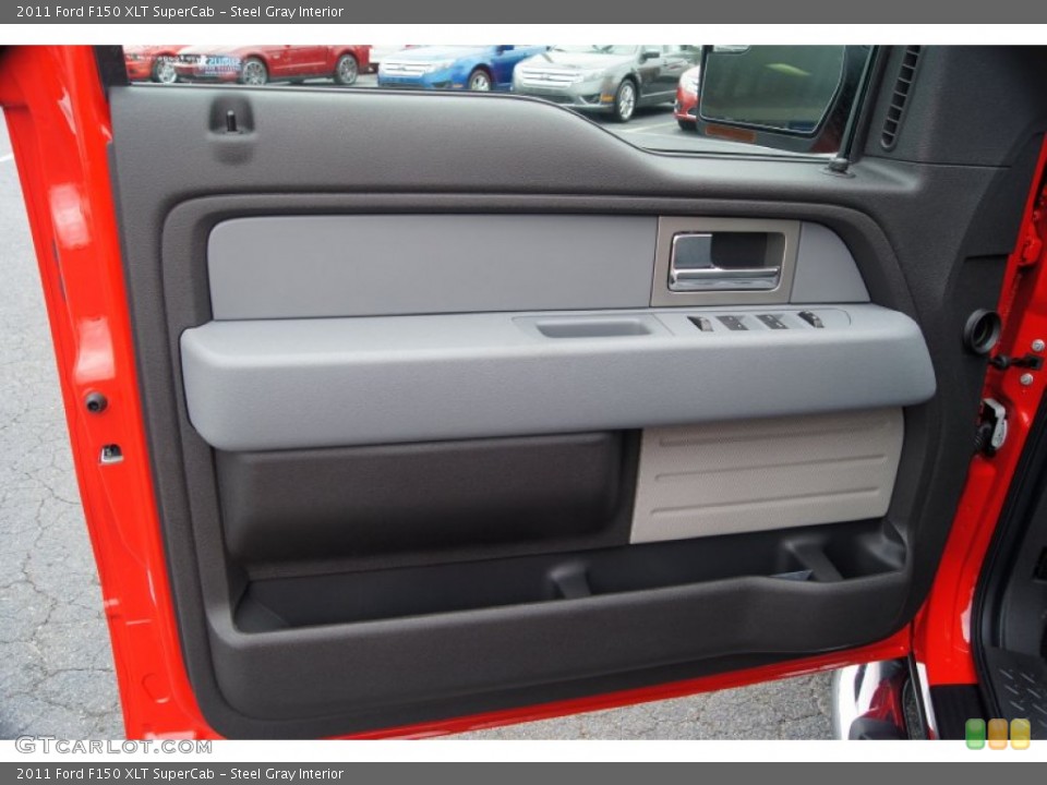 Steel Gray Interior Door Panel for the 2011 Ford F150 XLT SuperCab #54165654