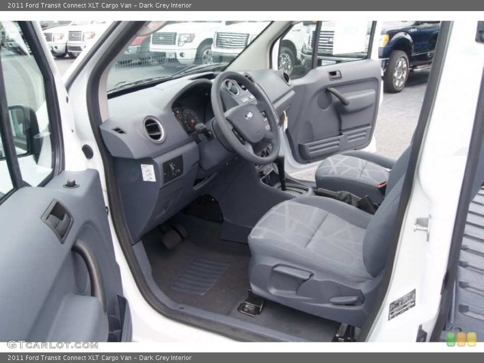 Dark Grey Interior Photo for the 2011 Ford Transit Connect XLT Cargo Van #54165897