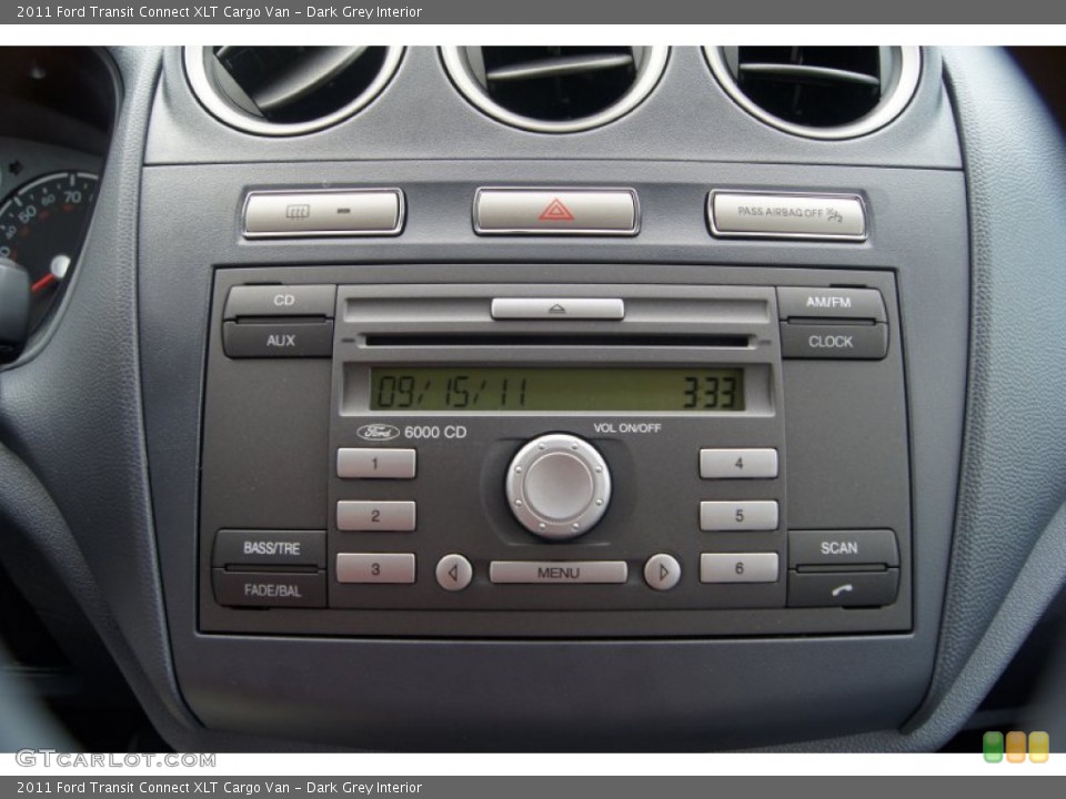 Dark Grey Interior Audio System for the 2011 Ford Transit Connect XLT Cargo Van #54166050