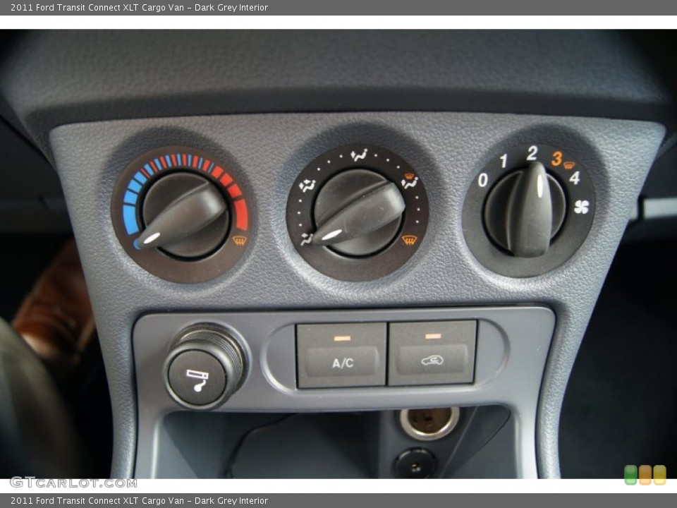 Dark Grey Interior Controls for the 2011 Ford Transit Connect XLT Cargo Van #54166059