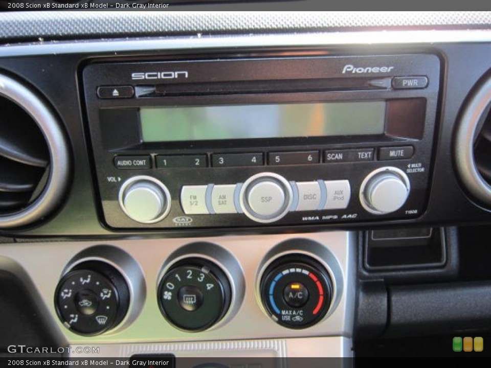 Dark Gray Interior Audio System for the 2008 Scion xB  #54166110