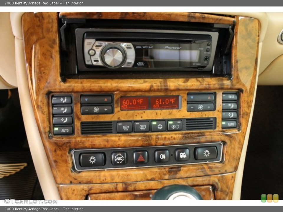 Tan Interior Controls for the 2000 Bentley Arnage Red Label #54167265